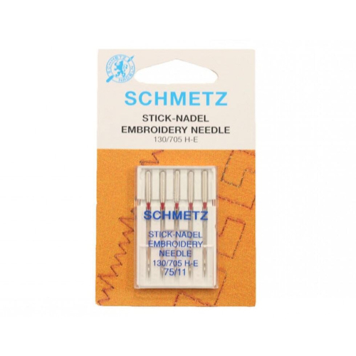Schmetz Embroidery Machine Needles - per pack of 5