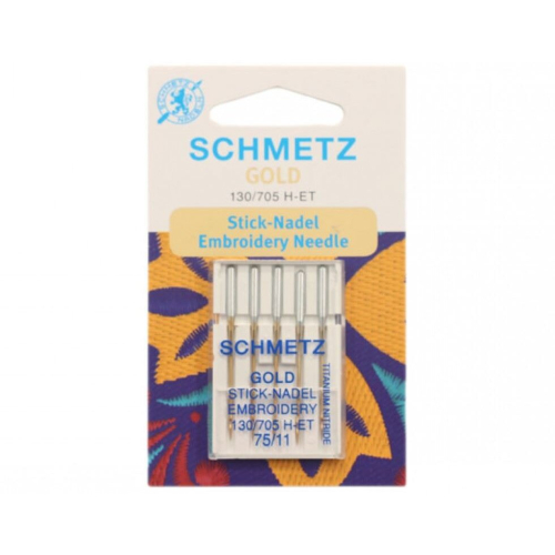 Schmetz Titanium Embroidery Machine Needles - per pack of 5