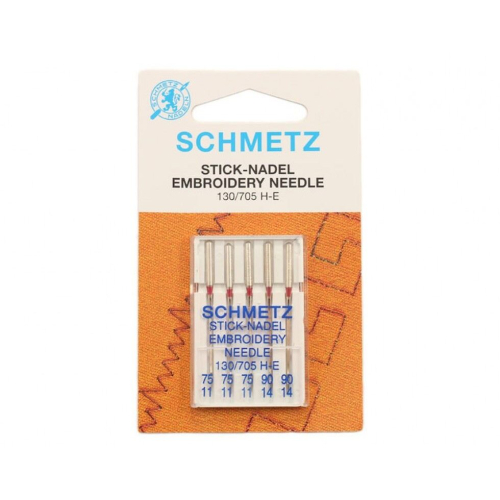 Schmetz Embroidery Machine Needles - per pack of 5