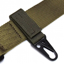 Outdoor multi-function belt buckle hiking backpack nylon hanging buckle men's tactical belt accessories keychain