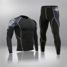 Running Compression Sport Basketball Tights Clothes Quick Dry Mens Thermal Underwear Sets Gym Fitness Jogging Sportswear
