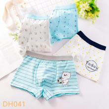4 Piece Childrens Underwear Pure Cotton Boys Boxer Underpants Cozy Boy Panties Big Childrens Shorts Mid Small Children Panty