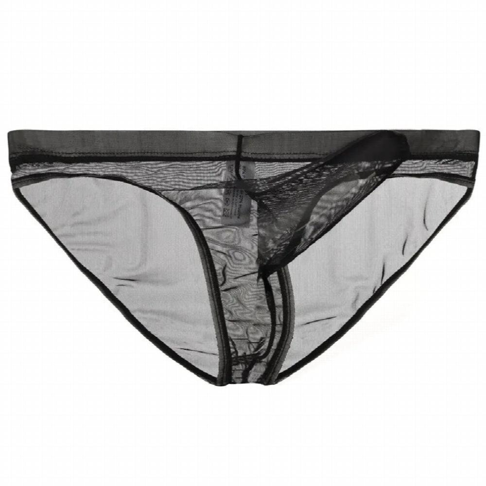 Men Soft Ice Silk Underwear Sexy Ultra Thin Penis Large Pouch Mens Boxers Panties Underpants cueca Low Rise Slips hombre Eroti