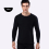 Men Winter Plus Size Thickened Cotton Thermal Underwear Set With Plush Solid Round Collar Undercoat Warm Undershirts 6