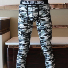 Mens Autumn Winter Warm Elastic Leggings Sexy Thermal Underwear Sports Leggings Leggings