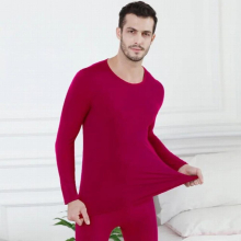 Long Johns Men Thin Solid Basic Thermal Underwear Fitness Underpants and Undershirts Thermo Elastic Tight Sets