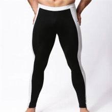 Mens Nylon Spandex Underwear Pants Bodybuilding Long Johns Trousers Men Tight Multifunction Leggings Pants B2220