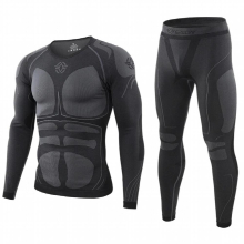 Thermal Underwear Set Winter Mens Long Johns Elastic Fleece Thermo Underwear Compression Fitness Tracksuits