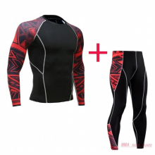 Mens long johns underwear set Compression tights Thermal underwear Leggings Quick-drying track suit men sportswear 4xl