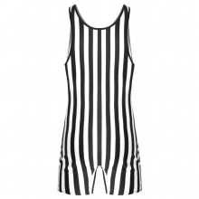 Mens Striped Wrestling Singlet Bodysuit Weight Lifting Stretchy Leotard Jockstraps Sleepwear Fitness Outfits Athletic Jumpsuit