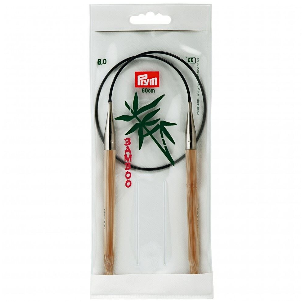 Prym Bamboo Circular Needles 60Cm - Each
