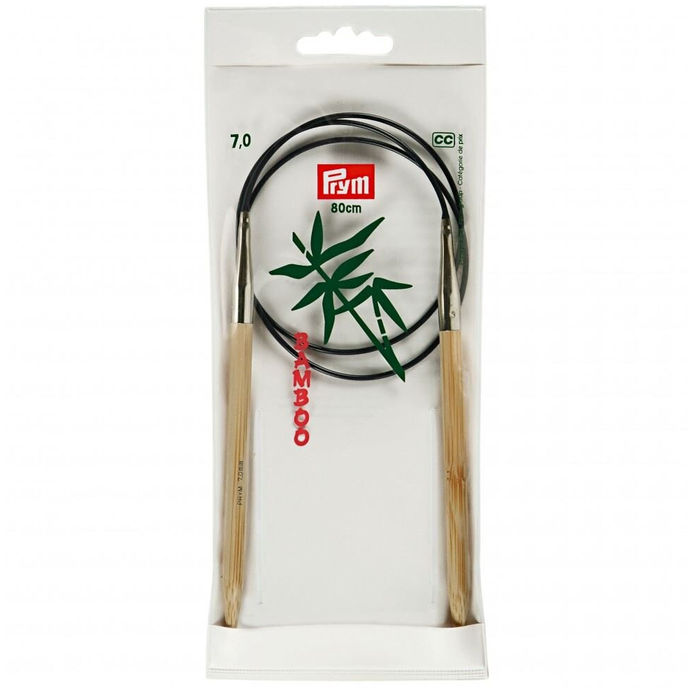 Prym Bamboo Circular Needles 80Cm - Each