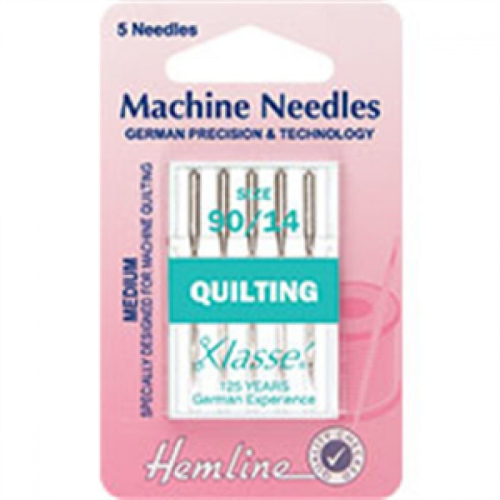 Hemline Quilting Machine Needles - per pack