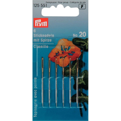 Prym Prym Chenille Embroidery Needles - per pack of 6