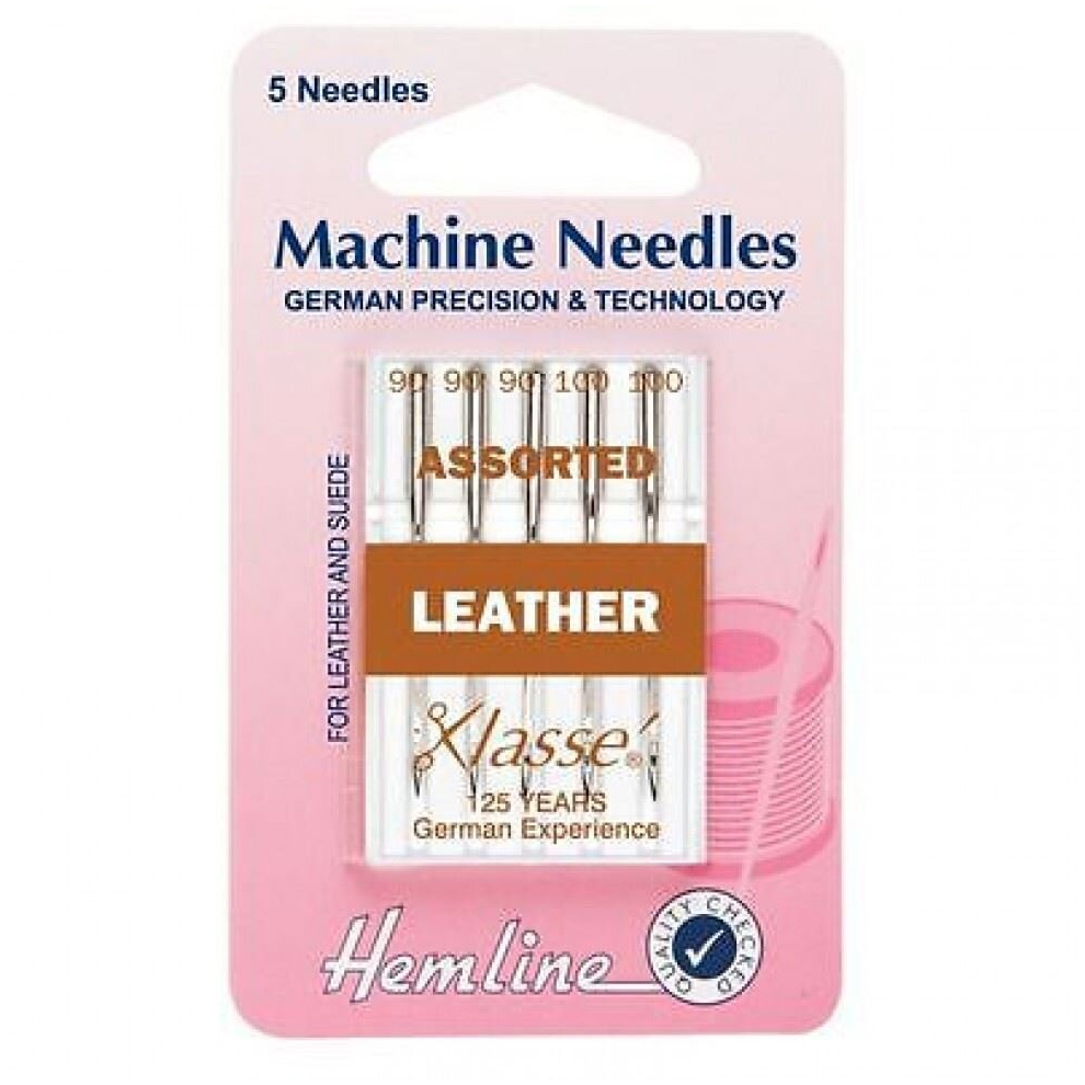Hemline Leather Sewing Machine Needles - Per Pack
