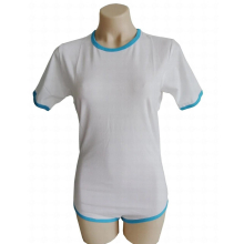 bodysuit with bule trim bodysuit/adult onesie/adult bodysuit/adult baby romper/abdl clothes/printed adult bodysuit