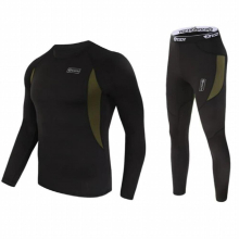 Mens Running Set Warm Winter Thermo Underwear Long Johns Tights Clothes Male Fitness Jogging Sportswear Underwear Sets For Men
