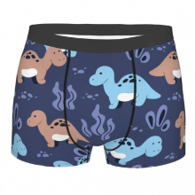 Mens Panties Kids Dinosaur Male Underpants Man Short Boxer Underwear