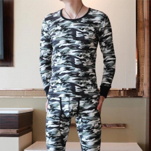 Mens Sexy Thermal Lingerie Sports Leggings Tights Autumn And Winter Warm Elastic Leggings Set