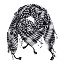 Arab Keffiyeh Men Winter Military Tactical Windproof Scarf and 100% Cotton Muslim Hijab Shemagh Square Scarves