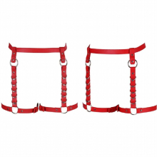 Sexy Punk Leather Leg Harness Garters For Women Stockings Erotic Lingerie Suspenders Sword Belt Bdsm Spanking Tied Rope Costumes