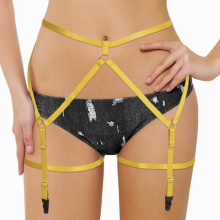 Sexy Elastic Garter Belt Stockings Women Goth Leg Harness Bondage Female Restrict Buttocks Thigh Belt BDSM Adjustable Lingerie