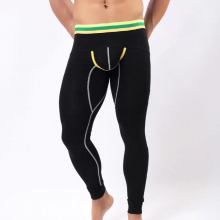Thermal Underwear For Men Cotton Long Johns Sexy Low Waist Penis Big Pouch Men Warm Leggings Home Sleepwear Long Pants