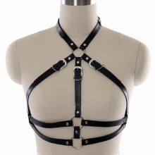 Waist Straps Chest Harness Women Men Gothic PU Leather Harness Belts Punk Body Bondage Rock Stylish Accessories