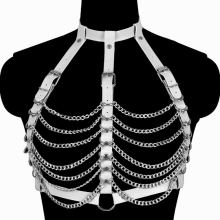 Punk Garter Belt Sexy Lingerie Stockings Belts Body Buttocks Bondage Belts Harness Leather Harness For Women Suspenders