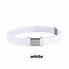 GLRSBUTY Kids Elastic Belt Adjustable Toddlers Belt with Silver Square Buckle Boys and Girl`s Belts for Jeans Pants