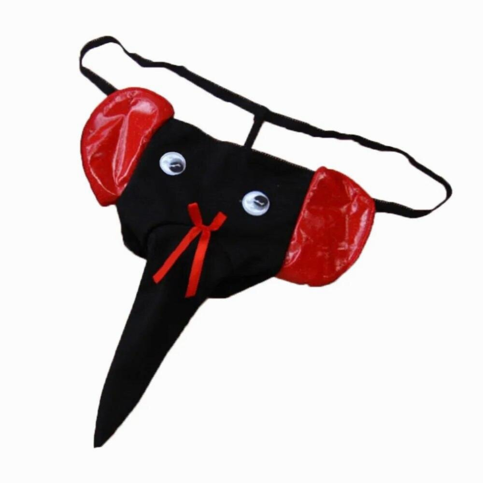Sexy Men Underwear Elephant Bulge Pouch Men Elastic T Back Lingerie Porne Erotic G-string Underwear Gay Sexy Sissy Panties