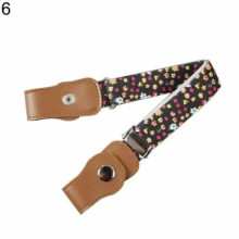 Kids Boy Girl Buckle Belts Children Elastic Waist Adjustable Belts Waistband Jeans Accessories