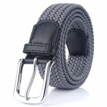 Canvas Elastic Belt Unisex Pin Buckle Casual Belt for Young Students Woven Belt Tactical Belt Military Belt Gun Belt