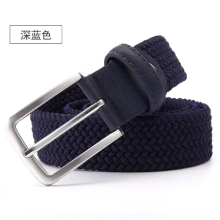 Tactical Belt Youth Casual Jeans Accessories Pin Buckle Canvas Pin Buckle Elastic Belt Unisex
