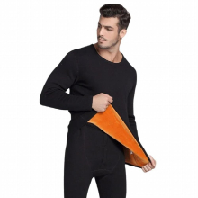 Thermal Underwear Sets For Men Winter Thermo Underwear Long Winter Clothes Men Thick Thermal Clothing Solid Drop
