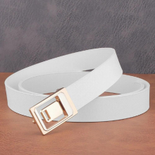 High smooth buckle men belts leather 2.9cm boys Casual ceinture homme