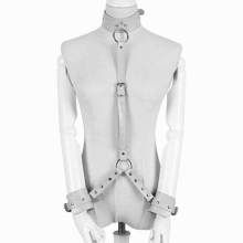 Leather Sexy Lingerie Punk Garter Belt Body Buttocks Bondage Stockings Belts Harness Women Suspenders Belts Goth Harness