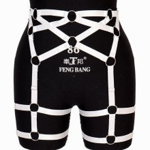 Harness Garter Belt Cage High Waist Stockings Suspender Harajuku Leg Strappy Bondage Elastic Adjust Hollow Out Body Cage