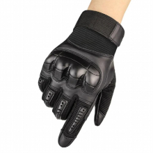 Tactical Full Finger Army Gloves Military Paintball Shooting Airsoft PU Leather Touch Screen Rubber Protective Gear Women Men