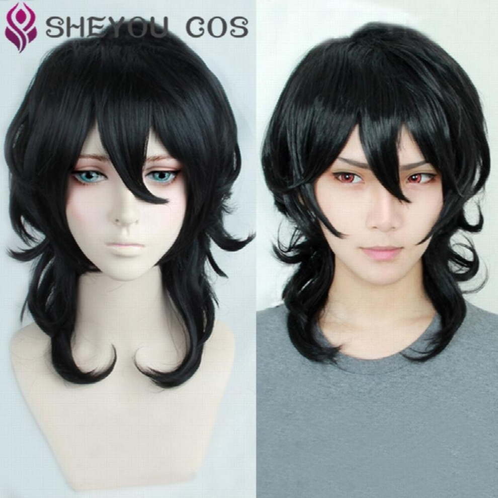 Game Anime Ensemble Stars Sakuma Rei Short Hair Heat Resistant Cosplay Costumes Cos Hair Wigs + Wig Cap