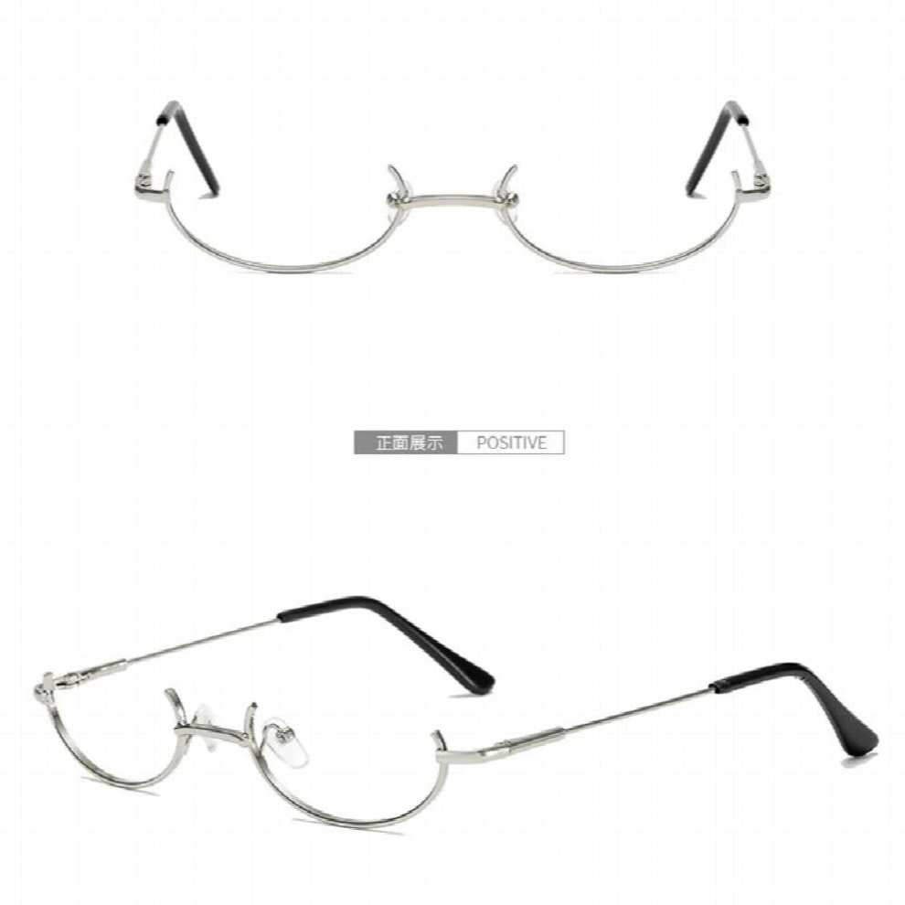 Gowther Cosplay Glasses Cosplay The Seven Deadly Sins Non lens half rim decorative glasses frame Cosplay Prop-image-OPC-PCQTHTN-NEW