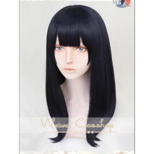 SSSS.GRIDMAN Takarada Rikka Long Ink Heat Resistant Hair Cosplay Costume Wig + Track + Wig Cap