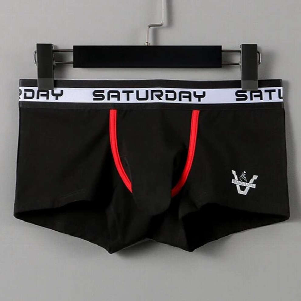 Black Man Sexy Cotton Boxers Shorts Funny Panties Male Gay Penis Pouch Elephant Nose Jockstrap Bulge Underwear