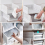 Living And Home (33.5cm W x 43cm D x 14cm H) Folding Stackable Wardrobe Storage Basket Cupboard Tabletop Organiser 7