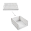 Living And Home (33.5cm W x 43cm D x 18.5cm H) Folding Stackable Wardrobe Storage Basket Cupboard Tabletop Organiser 6