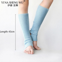 Ballet Knitted Leg Socks Women Girls Heap Heap Socks Lolita Footless Dancing Socks Dance Practice Warm Knitted Foot Covers