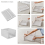 Living And Home (33.5cm W x 43cm D x 25cm H) Folding Stackable Wardrobe Storage Basket Cupboard Tabletop Organiser 8