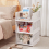 Living And Home (33.5cm W x 43cm D x 25cm H) Folding Stackable Wardrobe Storage Basket Cupboard Tabletop Organiser 2