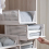 Living And Home (33.5cm W x 43cm D x 25cm H) Folding Stackable Wardrobe Storage Basket Cupboard Tabletop Organiser 4