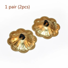 1 Pair Professional Women Belly Dance Accessories Jewellery Copper Finger Cymbals Plum Blossom Belly Dance Zills